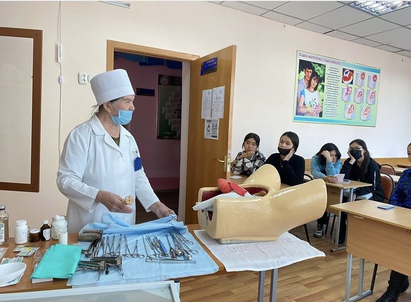 Жезқазған қаласы жоғары медициналық колледжінде кәсіби сынамалар.