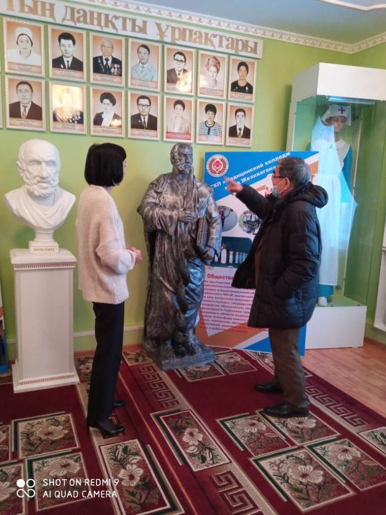 "Meeting with the candidate of medical sciences, professor Akhmetov Mukhambedia"